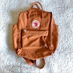 Fjallraven Kanken Classics Backpack In “Brick”